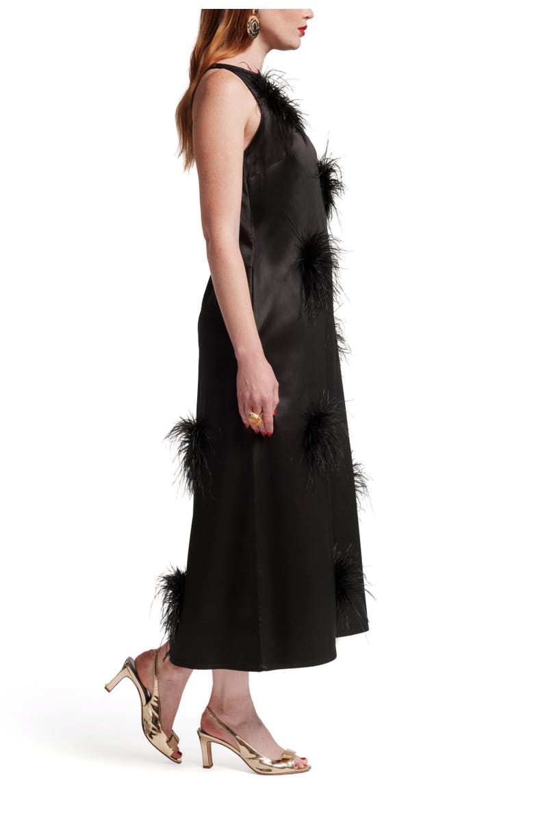 Frances Valentine Francesca Maxi Dress, Alternate, color, Black