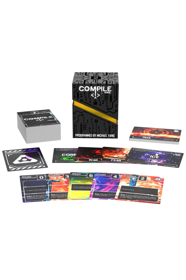 Compile Main 2 Area Control Strategy Card Game, Alternate, color, Multicolored