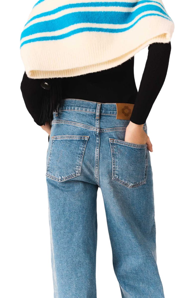 maje Flared jeans with chain, Alternate, color, Blue