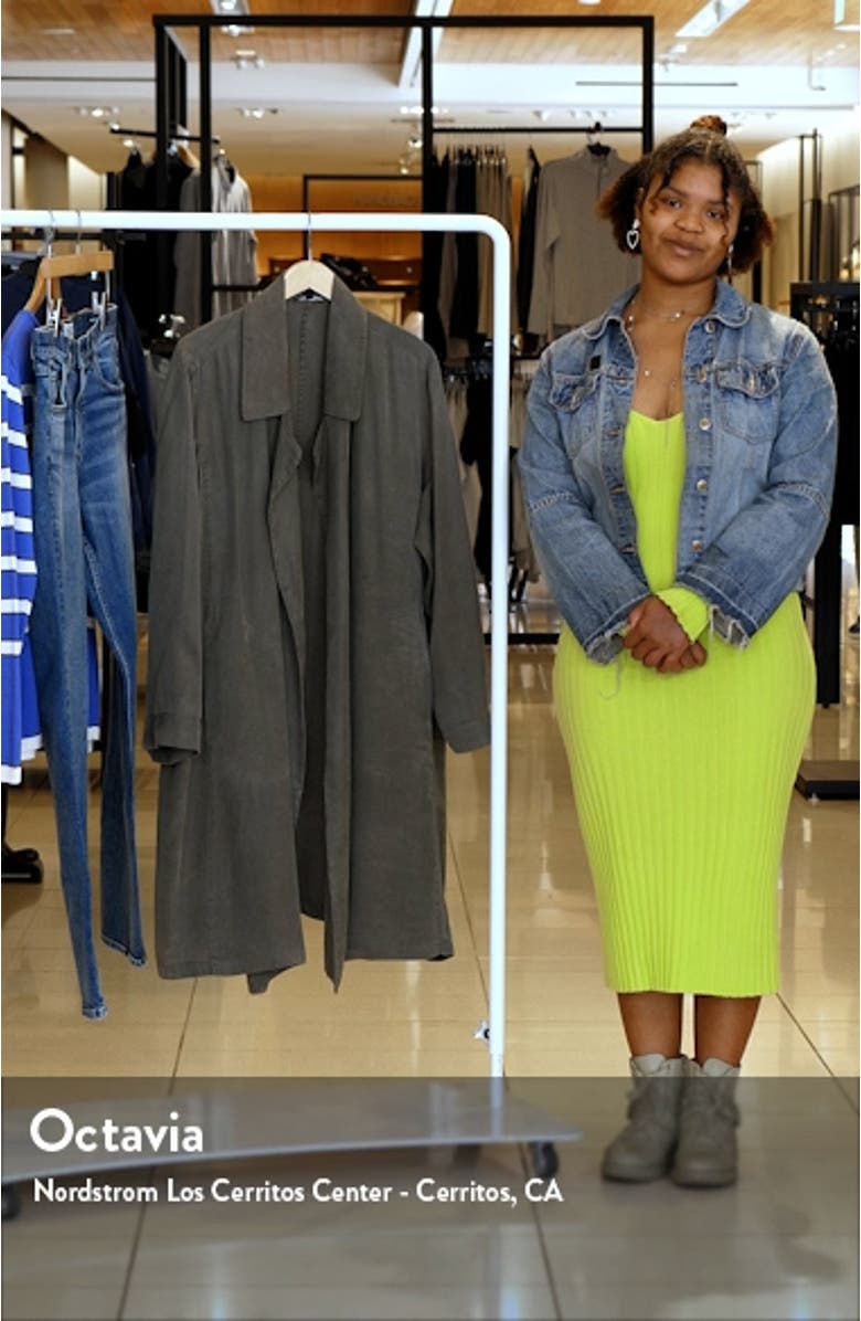Notched Lapel Longline Coat, sales video thumbnail