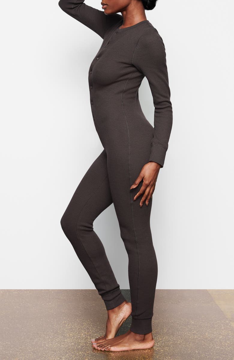 SKIMS Waffle Jumpsuit, Alternate, color,