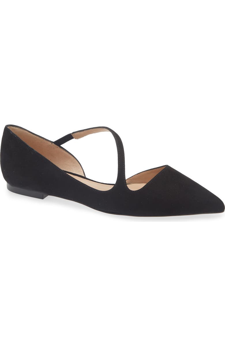 LK Bennett Pandora Pointed Toe d'Orsay Flat, Main, color,