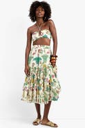 Trina Turk Marisalle Flamingo Fizz Voile Top