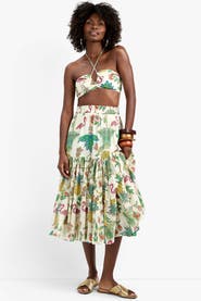 Trina Turk Marisalle Flamingo Fizz Voile Top