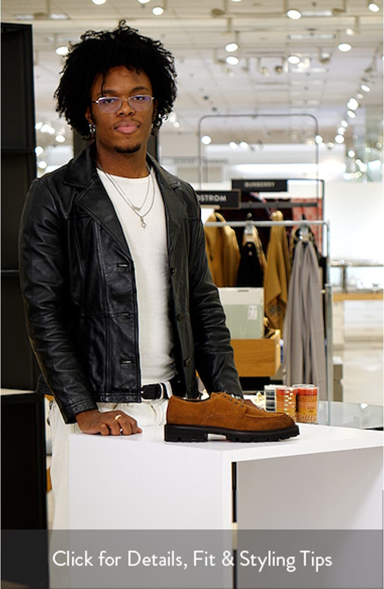 Julio Lugged Moc Toe Suede Derby, sales video thumbnail