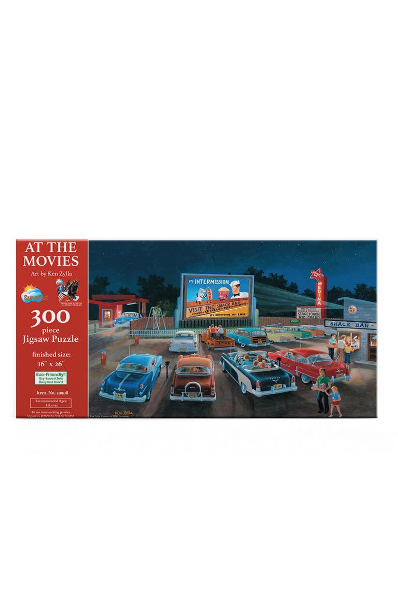 Sunsout At the Movies 300 piece Jigsaw Puzzle for Adults, Alternate, color, Multicolor