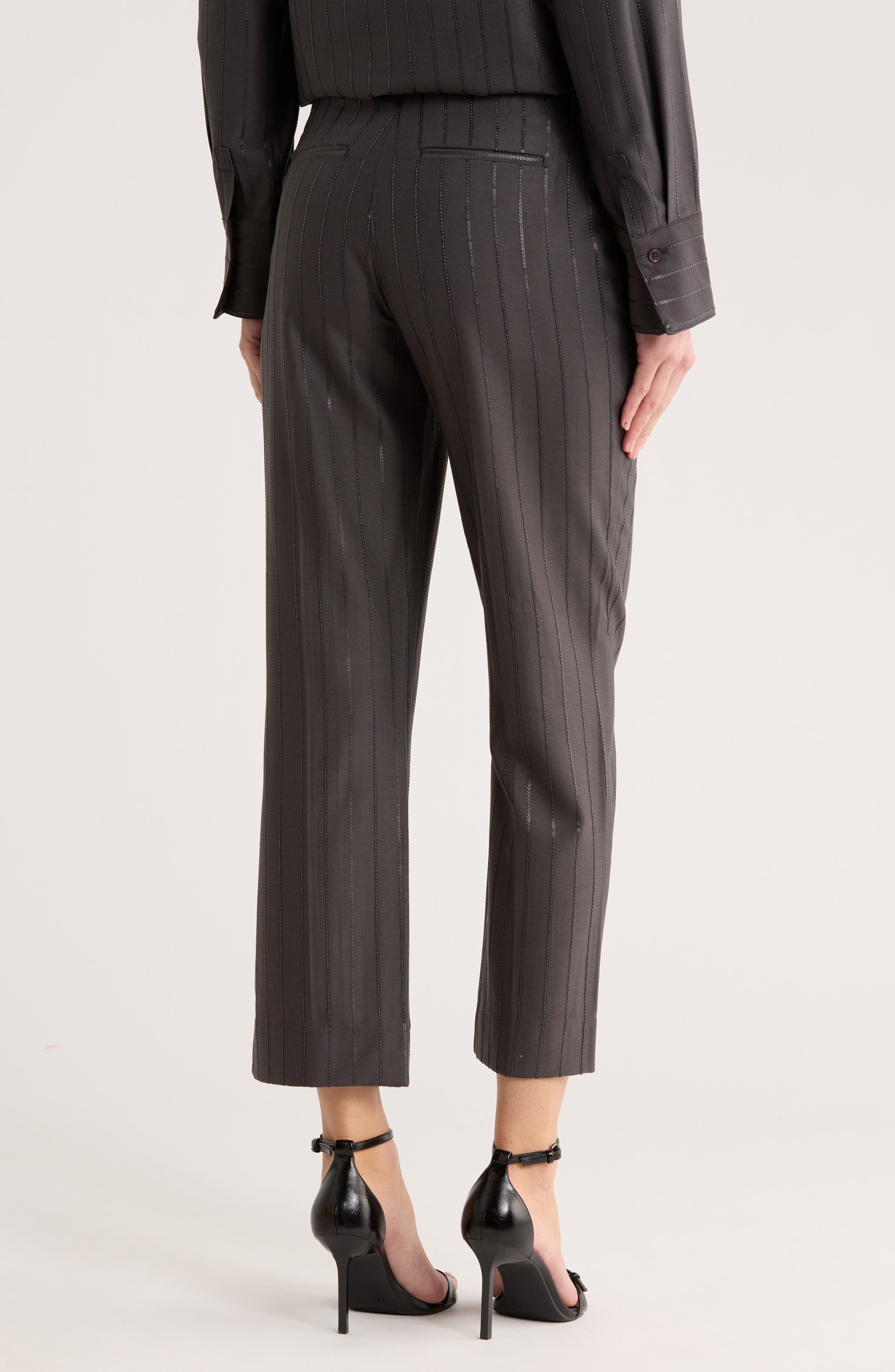 Reagan Sequin Stripe Pants - image 2