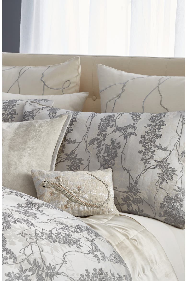 Wisteria Sham, Alternate, color, GREY