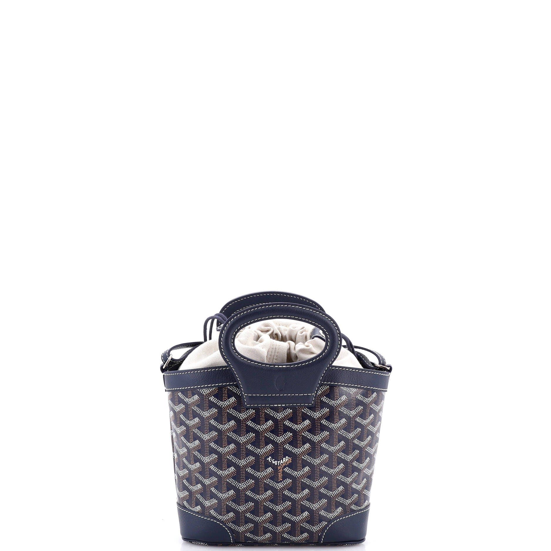 Pre-Owned Goyard Beluga Bag Coated Canvas Mini, Alternate, color, Blue