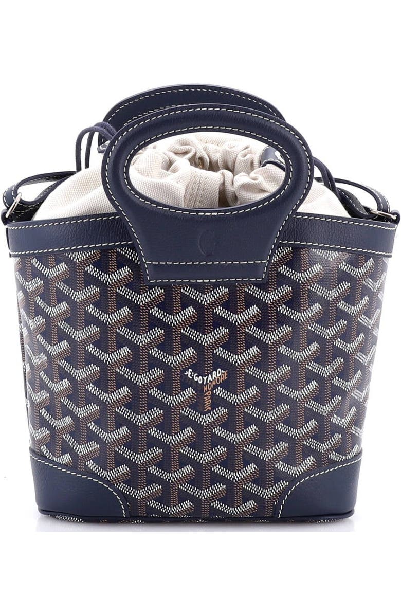 Pre-Owned Goyard Beluga Bag Coated Canvas Mini, Alternate, color, Blue