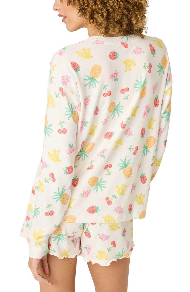 PJ Salvage Viva La Vida Jersey Pajama Top, Alternate, color, 