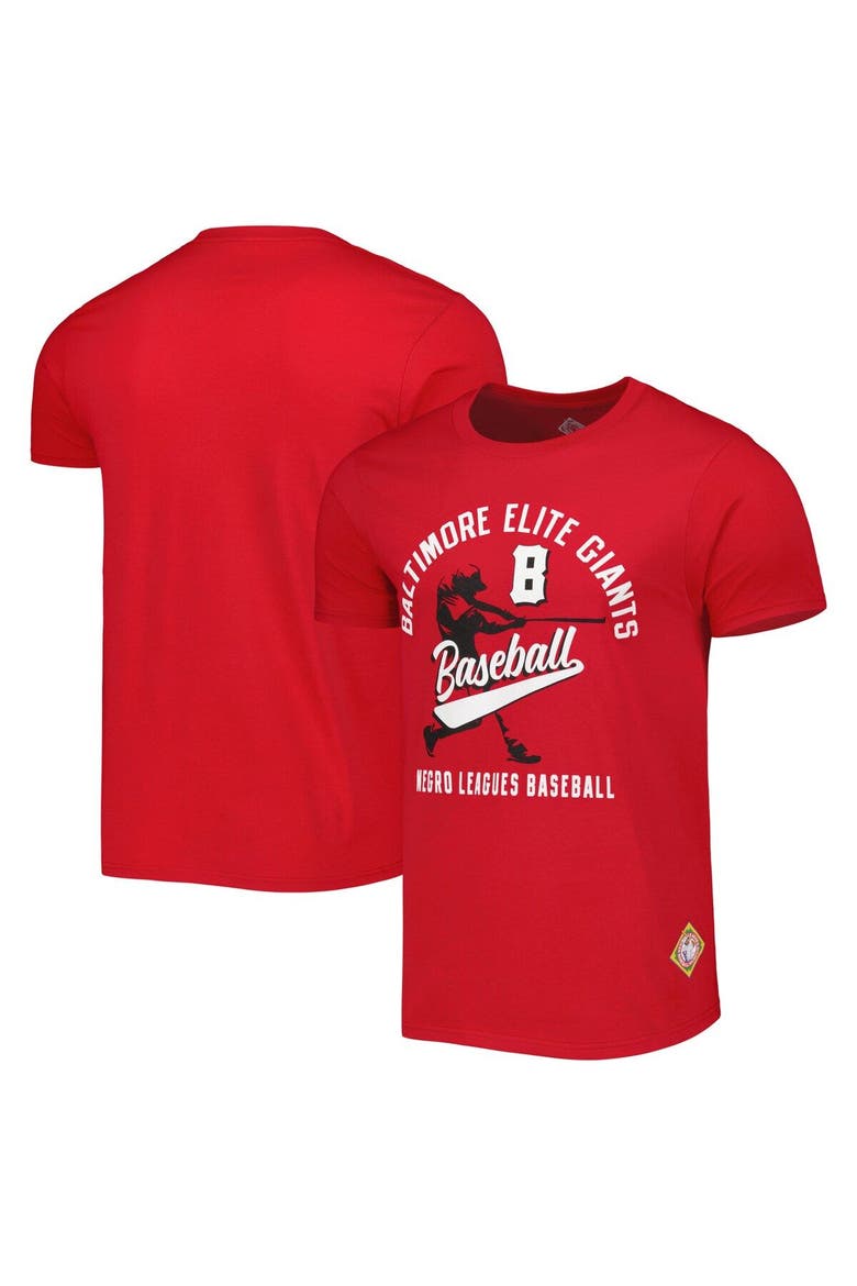 Men's Stitches Red Baltimore Elite Giants Soft Style T-Shirt, Main, color, Red