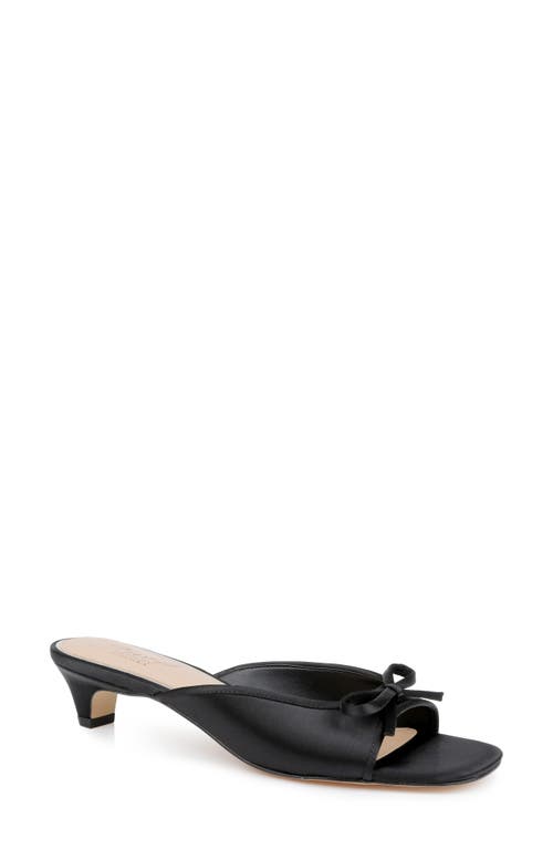 Jewel Badgley Mischka Felisha Kitten Heel Slide Sandal In Black