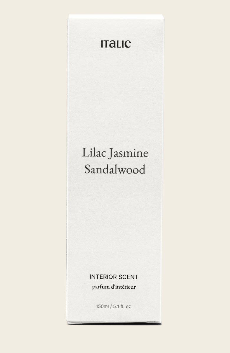 Italic Lilac Jasmine Sandalwood Room Spray, Alternate, color, White / Black