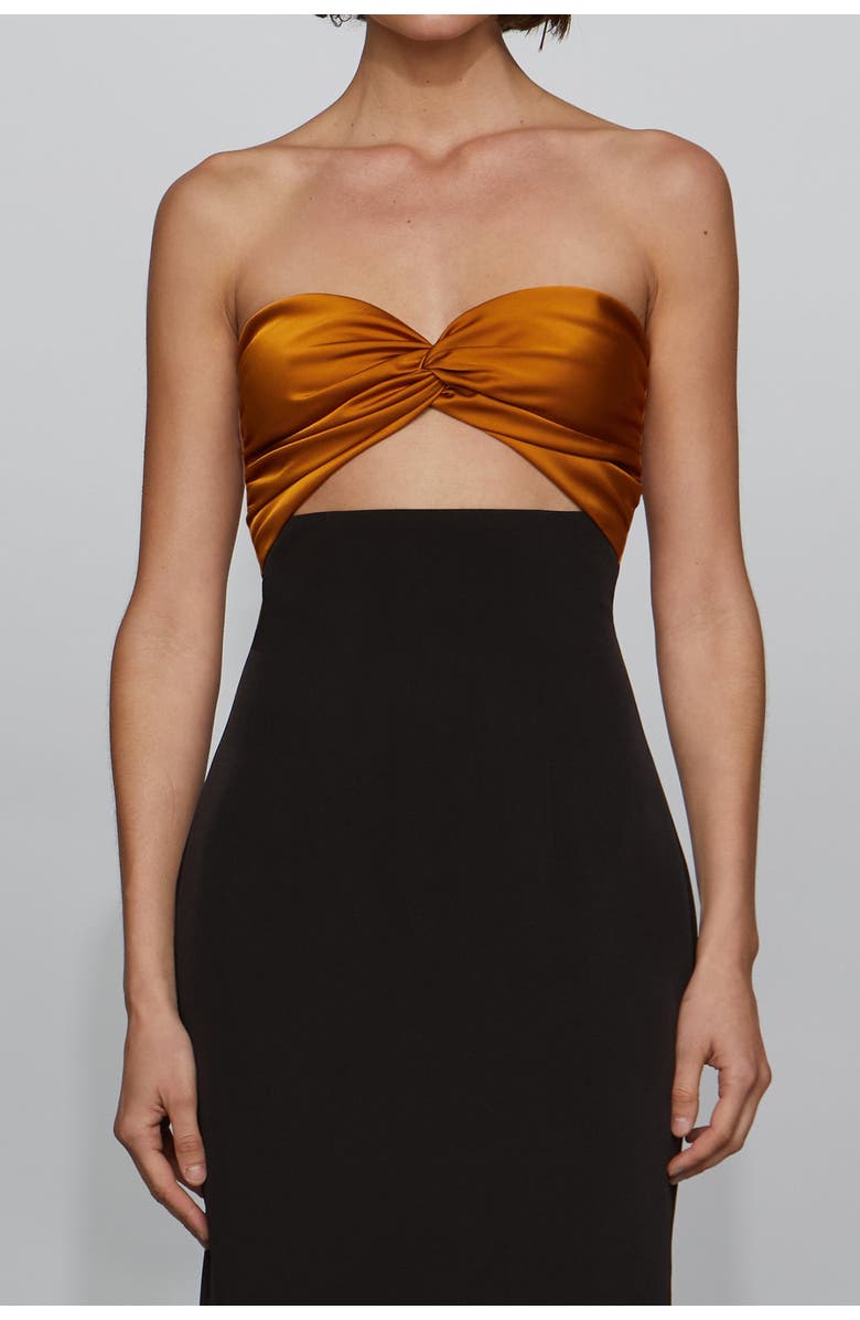 Et Ochs Marlo Dress, Alternate, color, Latte/Black