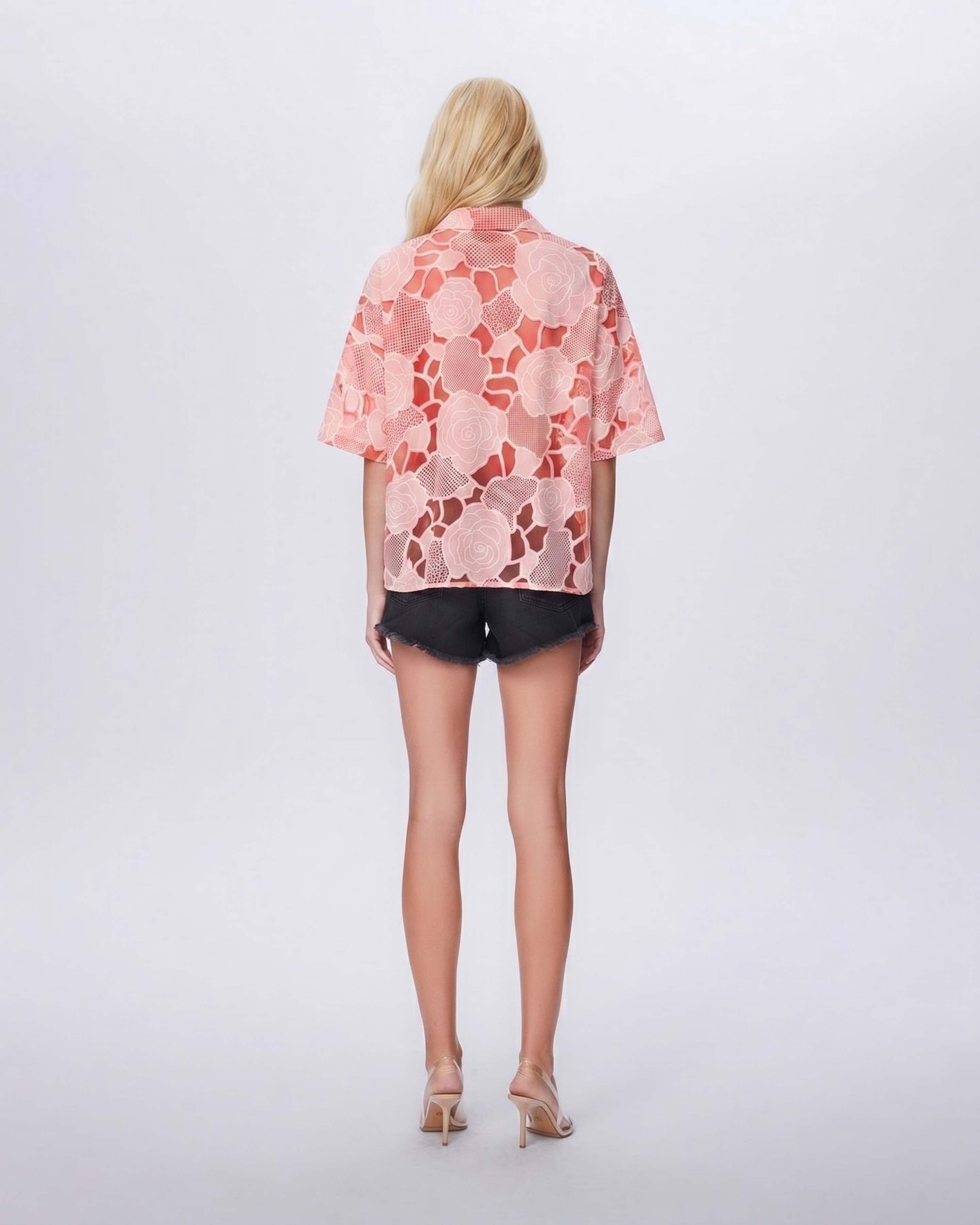 Ourania Oversized Draped Shirt - image 4