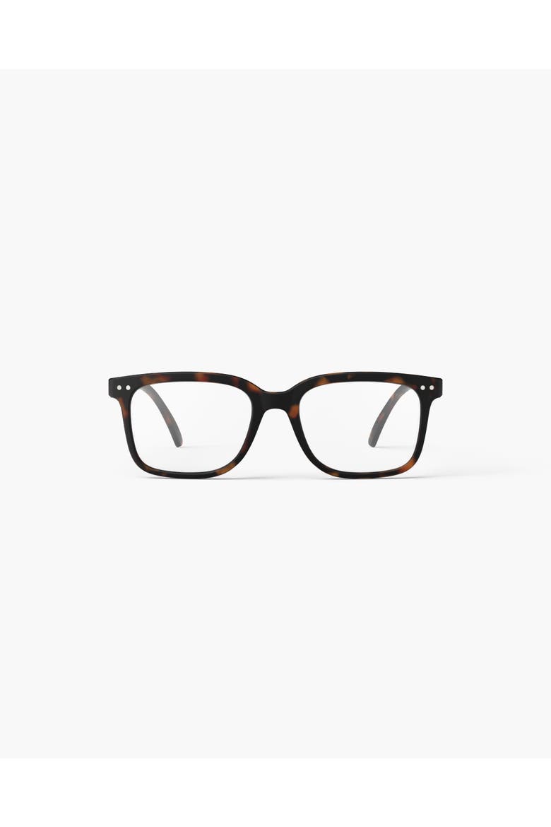 #L 54mm Rectangular Reading Glasses, Main, color, Tortoise