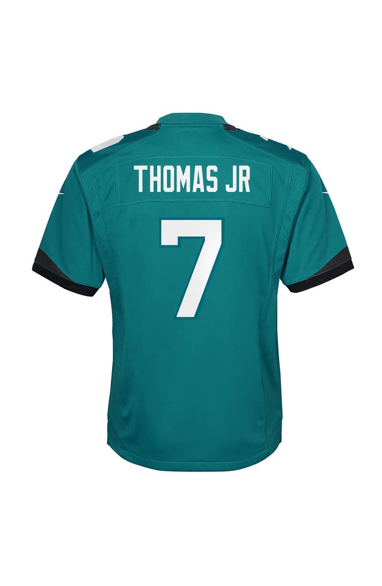 Nike Youth Nike Brian Thomas Jr. Teal Jacksonville Jaguars Team Game Jersey, Alternate, color, Teal