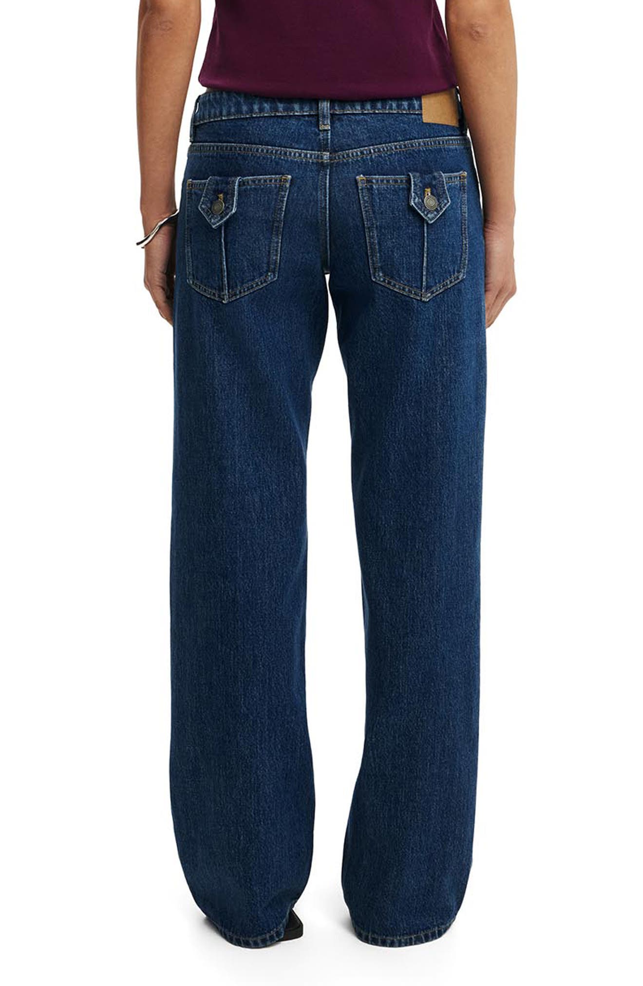 Low Rise Straight Leg Jeans - image 2