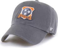 '47 Men's '47 Anthracite Tennessee Volunteers Smokey Grey Ballpark Clean Up Adjustable Hat