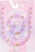 Capelli New York Kids' Assorted 3-Piece Heart Jewelry Set