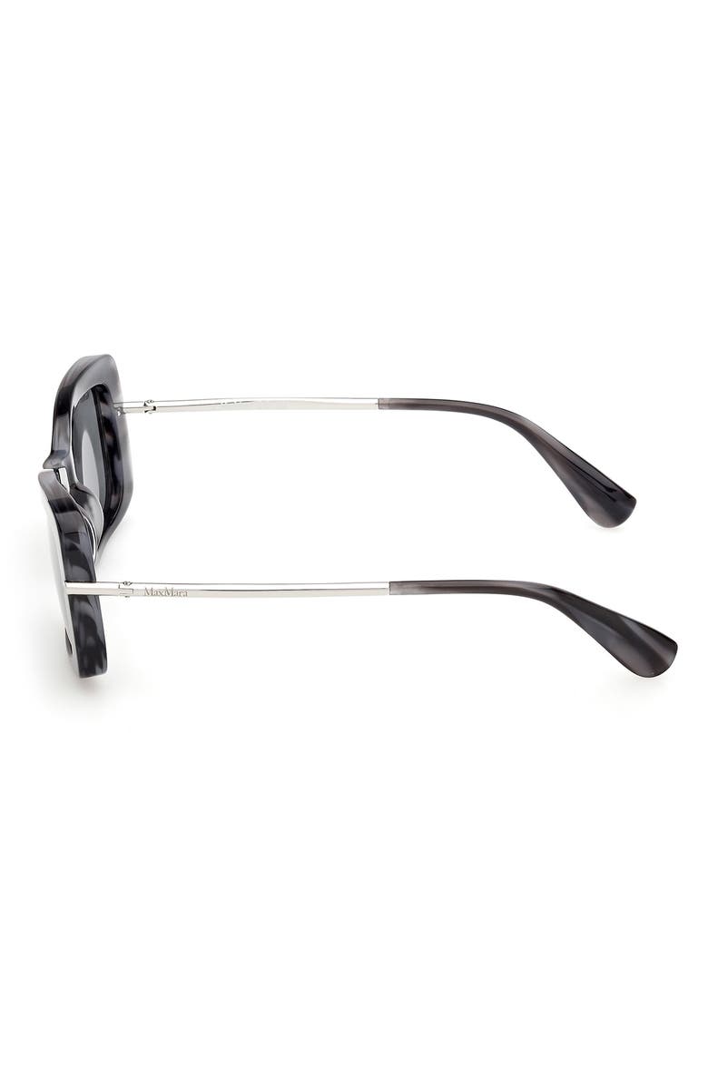 Max Mara 54mm Rectangular Sunglasses, Alternate, color,