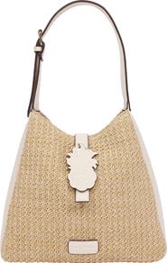 Tommy Bahama Logo Tab Raffia Shoulder Bag