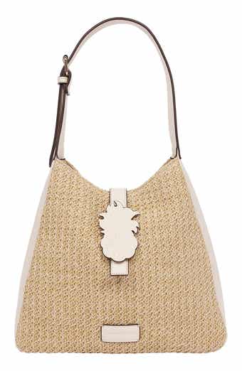 Tommy Bahama Logo Tab Raffia Shoulder Bag