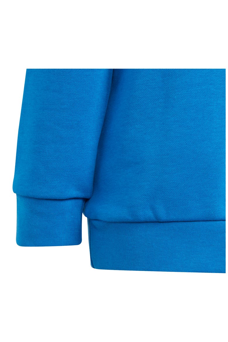 Kids' Adicolor Lifestyle Graphic Sweatshirt & Joggers Set, Alternate, color, BLUEBIRD