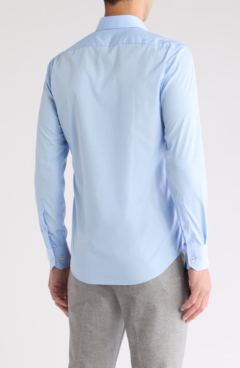 BOSS Goras Regular Fit Easy Iron Solid Stretch Dress Shirt, Alternate, color, 