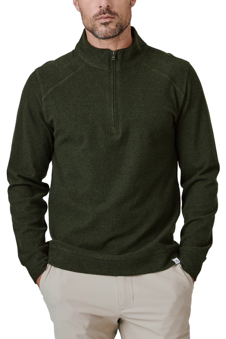 Generation Quarter Zip Top, Main, color, DARK KHAKI