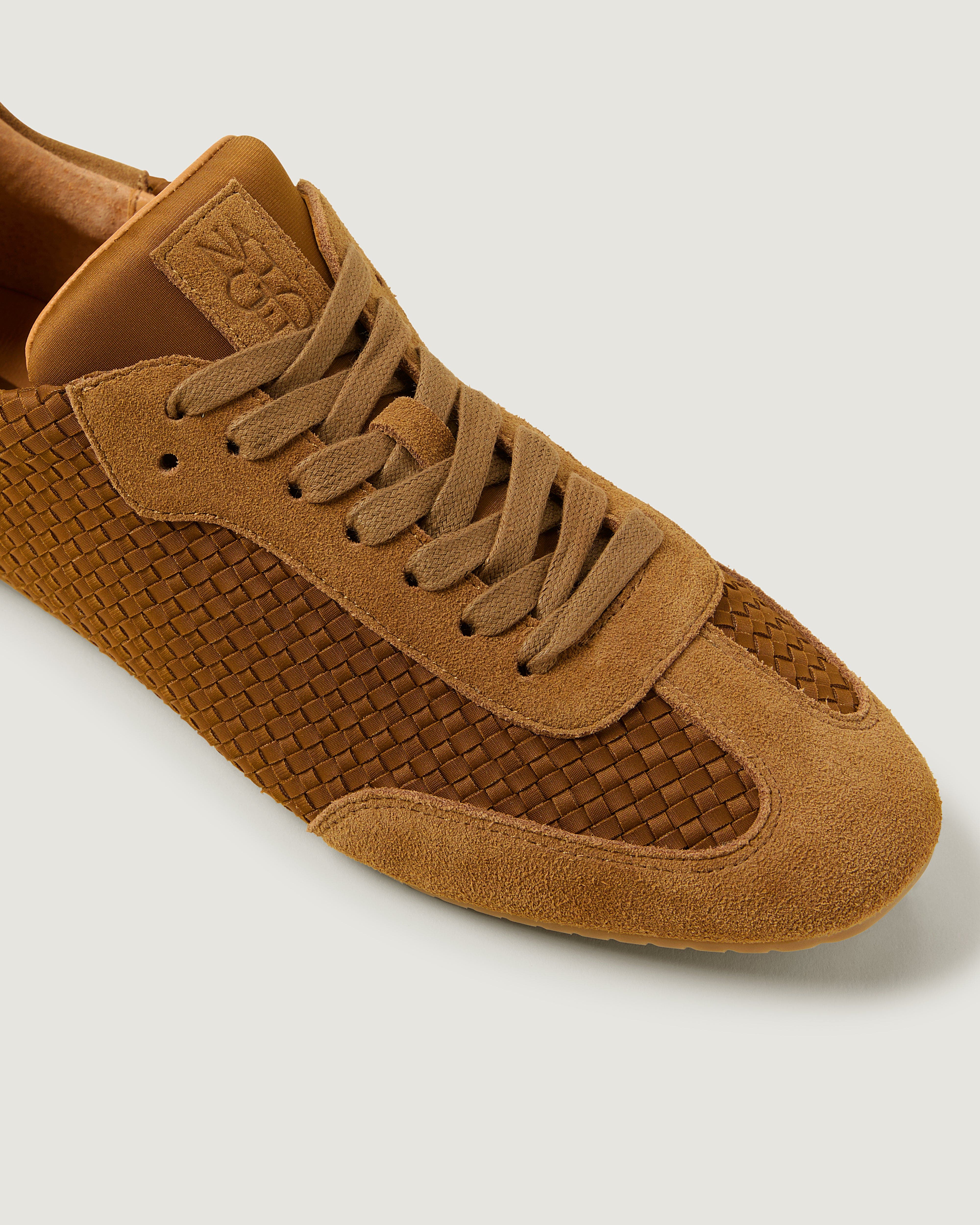 Milan Sneaker, Alternate, color, Teak