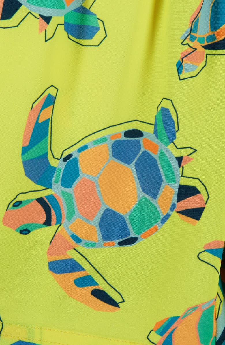 Andy & Evan Kids' Volley Swim Trunks, Alternate, color, Lime Turtle