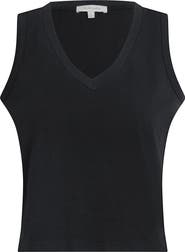 Favorite Daughter The Everyday Organic Cotton V-Neck Tank