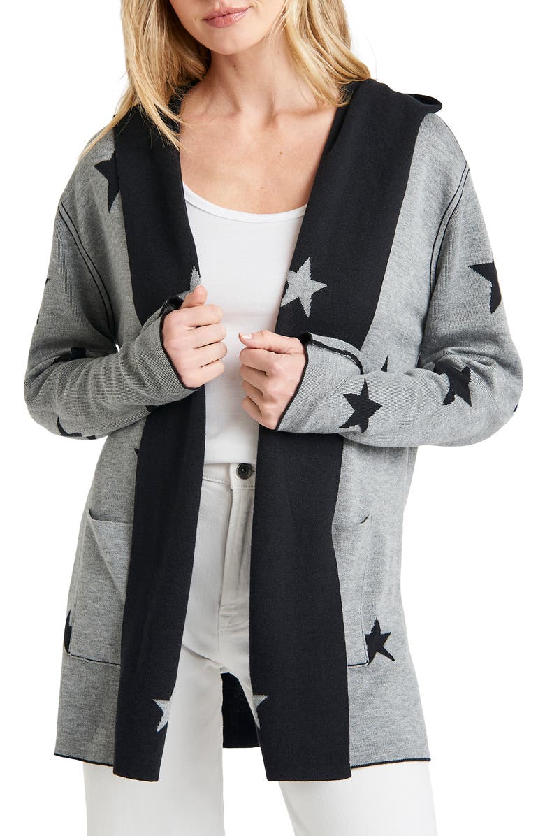 Splendid Sydney Reversible Hooded Cardigan, Alternate, color, 