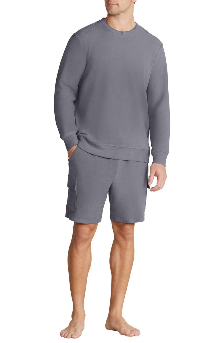 Barefoot Dreams<sup>®</sup> Malibu Collection<sup>®</sup> Brushed Fleece Lounge Sweatshirt, Alternate, color, 