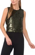 Halogen® Sequin Shell Top