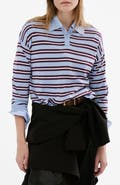 MANGO Stripe Sweater Polo