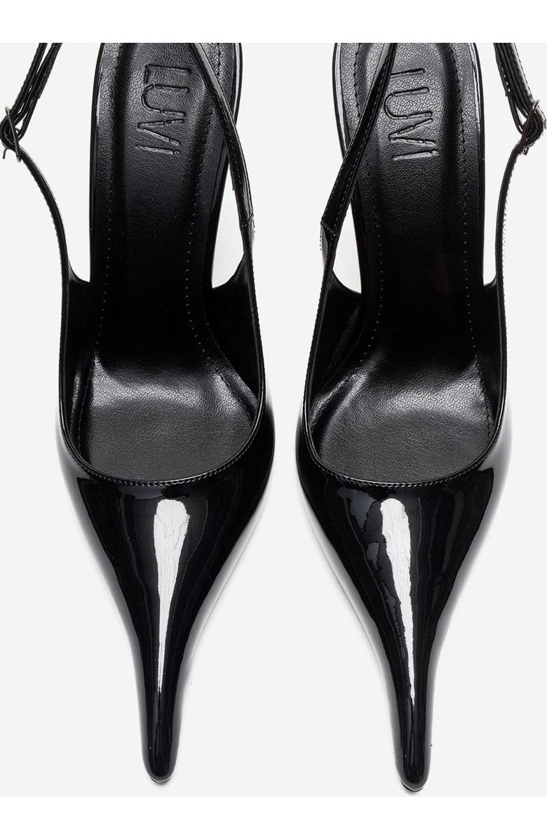 Prologue Shoes Candy Pointed Toe Stiletto Pump, Alternate, color, Black