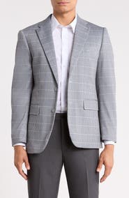 Duchamp Plaid Sport Coat