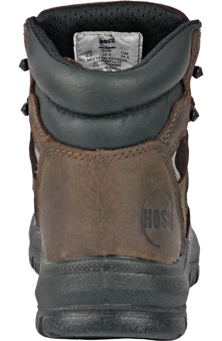 Hoss Boot Company HOSS Lorne 6 Inch Composite Toe Work Boot, Alternate, color, Brown