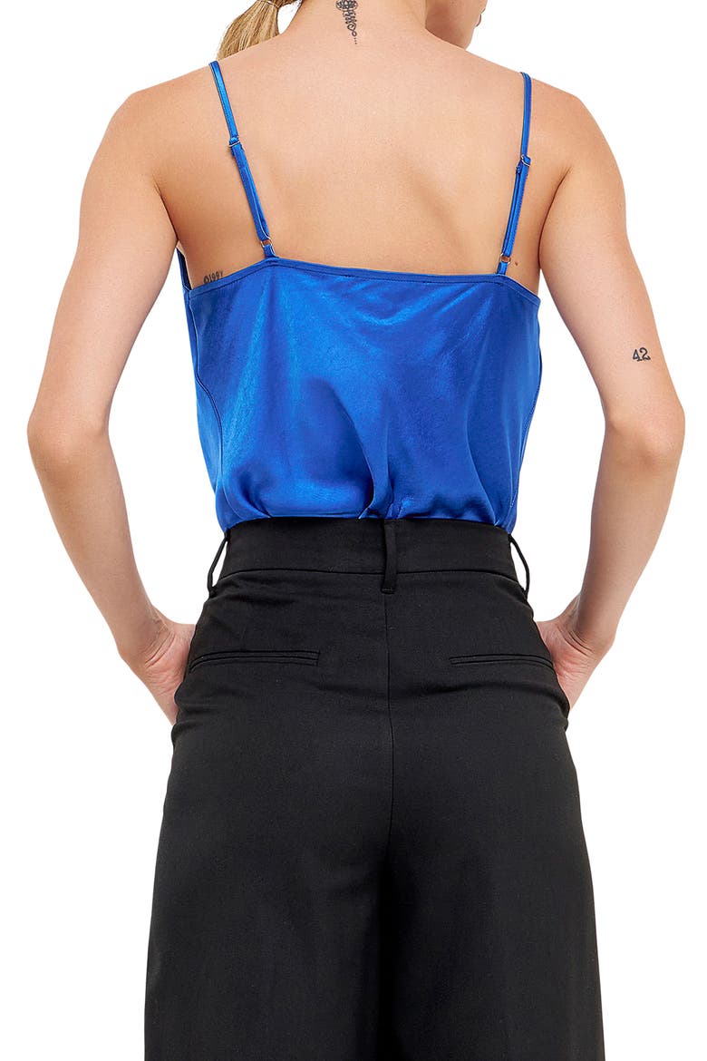 Cowl Neck Camisole, Alternate, color, BLUE