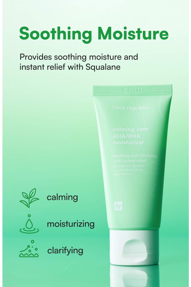 Calming Care AHA/BHA Moisturizer, Alternate, color, None