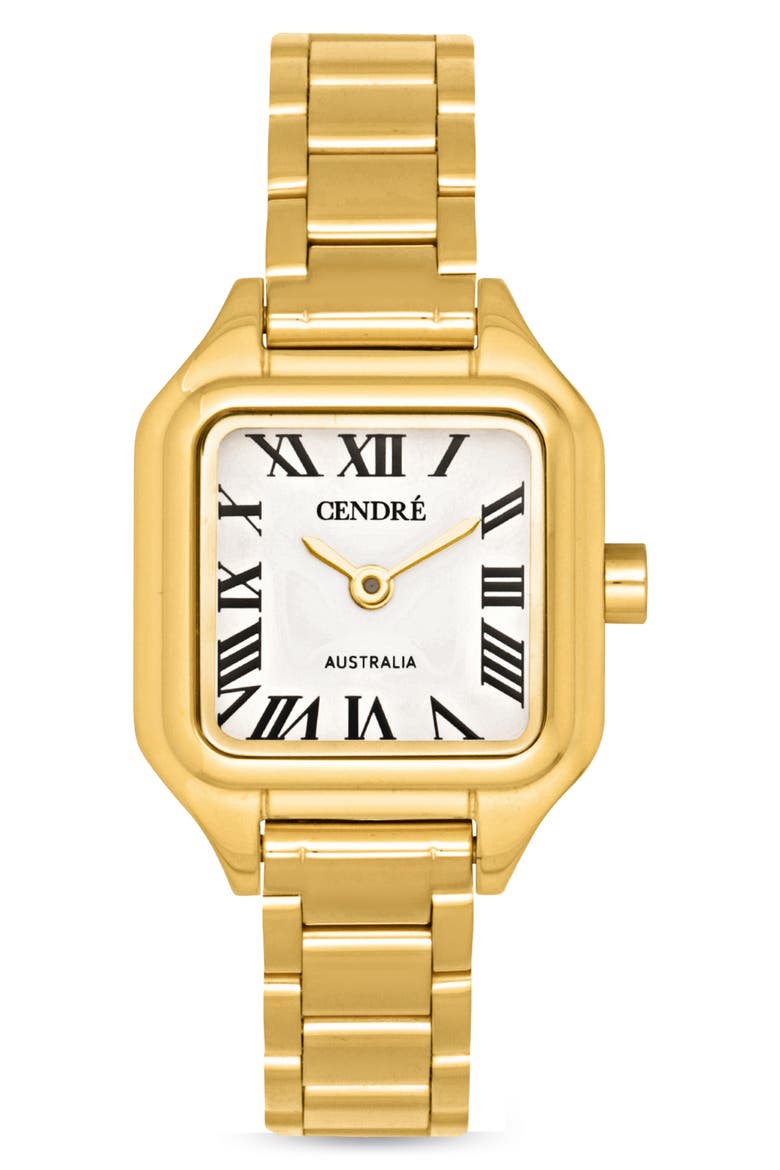 Hugo Bracelet Watch, 22mm, Main, color, GOLD