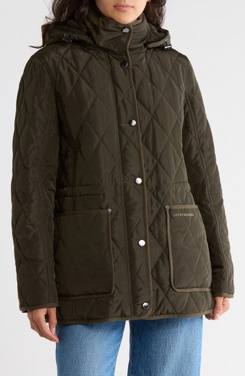 Missy Diamond Quilt Puffer Jacket