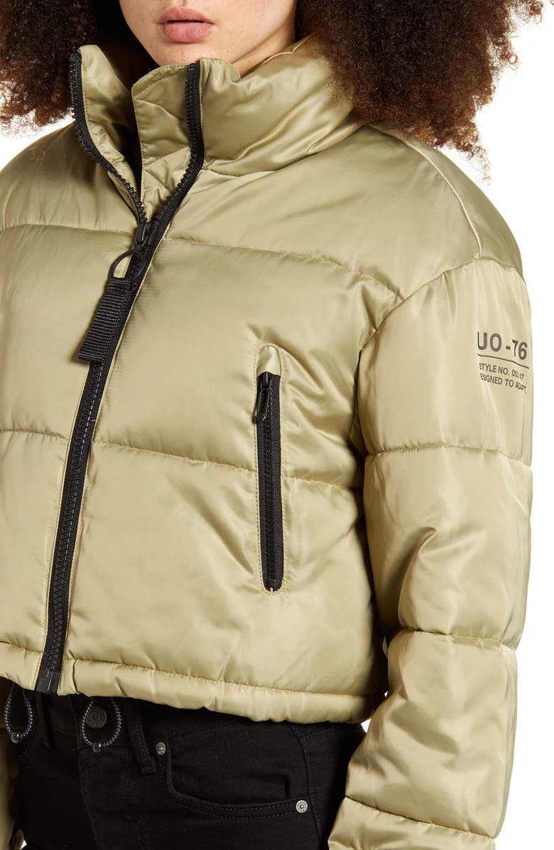BDG Urban Outfitters Crop Puffer Jacket, Alternate, color, 