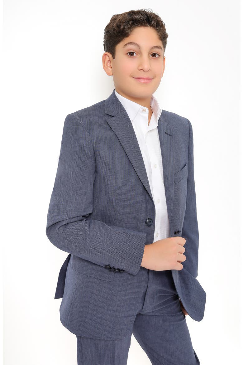 Kids' Tiger Z4 Wool Blend Suit, Alternate, color, BLUE