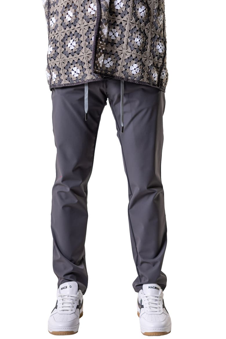 Resistance Solid Grey Drawstring Pants, Main, color, GREY