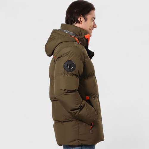 Canada Weather Gear Heavyweight Insulated Puffer Jacket In Green