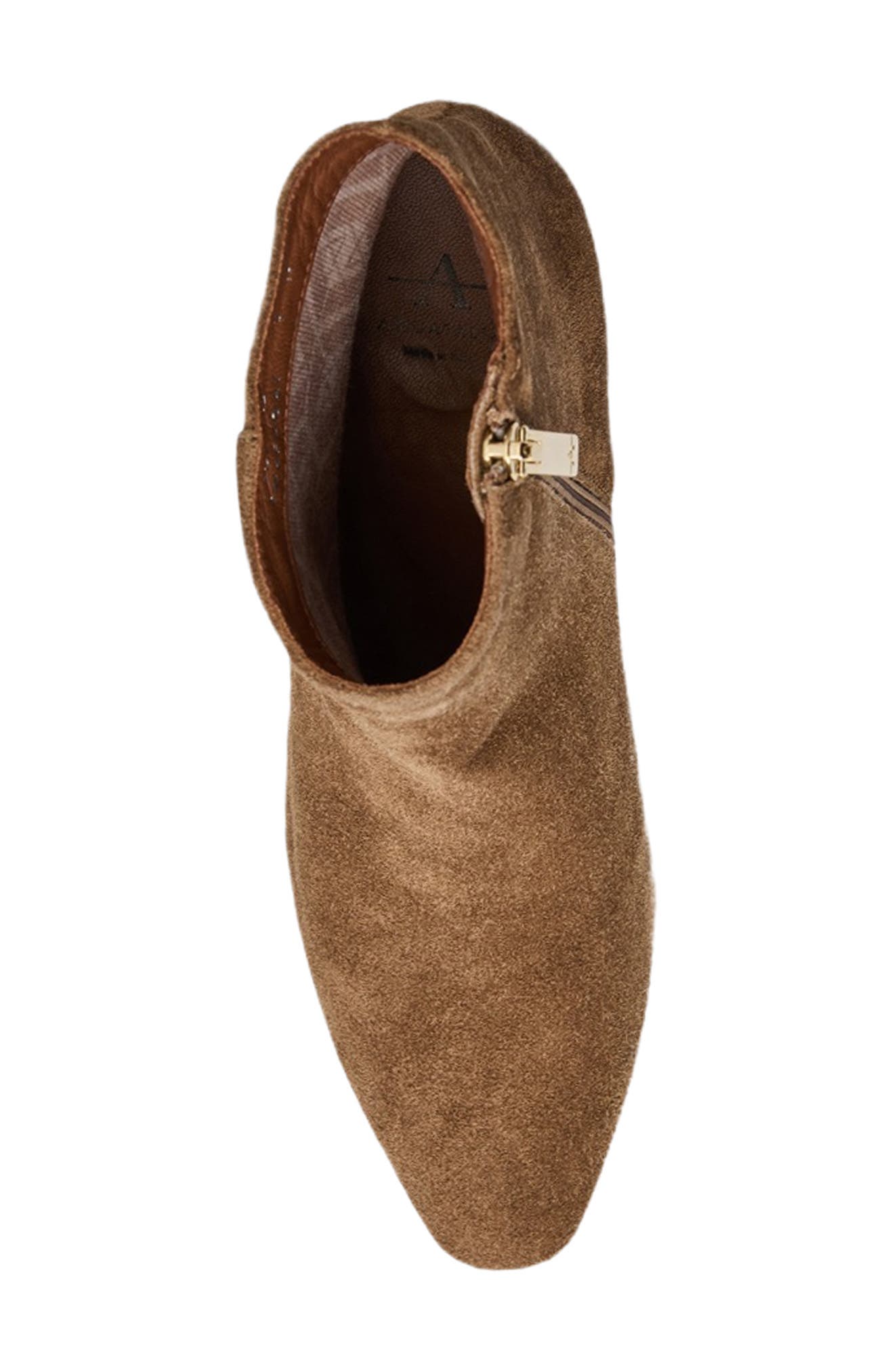 Fuoco Waterproof Bootie, Alternate, color, CHAMPAGNE SUEDE